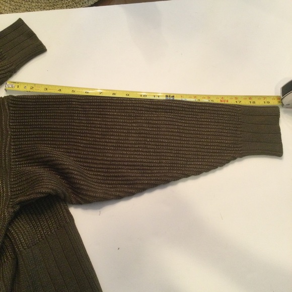 Vintage Fia Italia Hand Loomed Turtleneck Ribbed Sweater Size Small - Picture 10 of 11